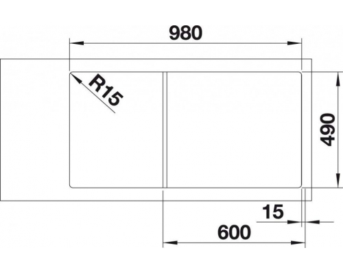 Кухонна мийка Blanco AXIA III XL 6S (523511) темна скеля