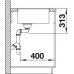 Кухонна мийка Blanco SUBLINE 400-F (523495) темна скеля