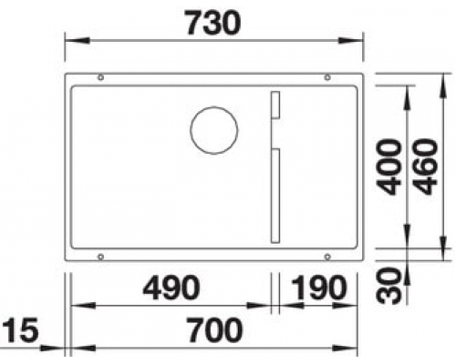 Кухонна мийка Blanco SUBLINE 700-U Level (523545) сірий беж