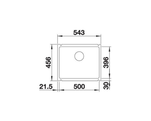 Кухонна мийка Blanco SUBLINE 500-U (523733) глянцевий білий