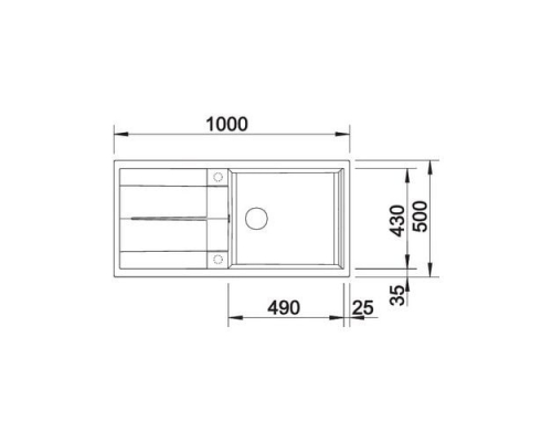 Кухонна мийка Blanco METRA XL 6S (518881) темна скеля