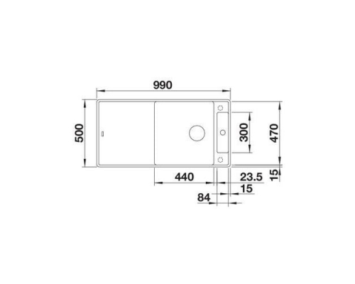 Кухонна мийка Blanco AXIA III XL 6S-F (523521) темна скеля