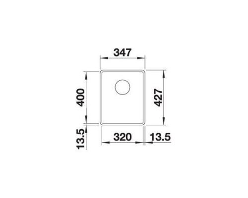 Кухонна мийка Blanco SUBLINE 320-F (523419) білий