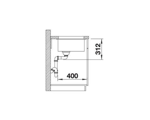 Кухонна мийка Blanco SUBLINE 700-U (523442) антрацит