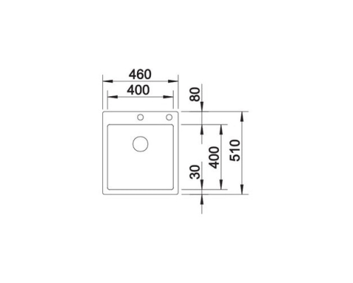 Кухонна мийка Blanco CLARON 400-IF/A Durinox (523392)