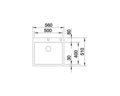 Кухонна мийка Blanco CLARON 500-IF/A Durinox (523393)