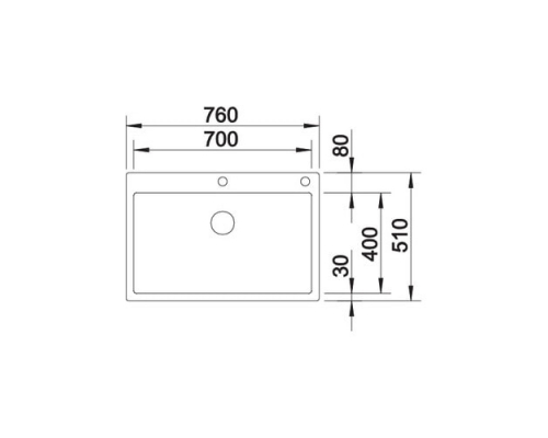 Кухонна мийка Blanco CLARON 700-IF/A Durinox (523394)