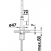 Кухонний змішувач Blanco VIU-S (524813) хром