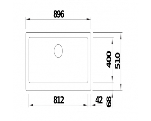 Кухонна мийка Blanco VINTERA XL 9-UF (526102) темна скеля