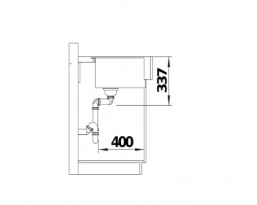 Кухонна мийка Blanco VINTERA XL 9-UF (526102) темна скеля