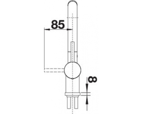 Кухонний змішувач Blanco LINUS-S (525807) чорний матовий