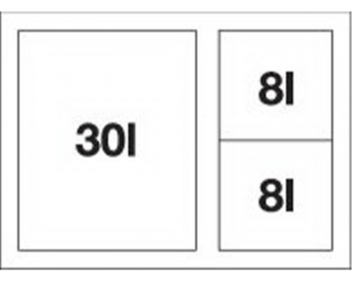 Система сортування відходів Blanco FLEXON II XL 60/3 Low (526643)