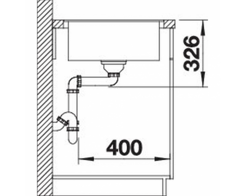 Кухонна мийка Blanco METRA 5 S-F (527111) ніжний білий