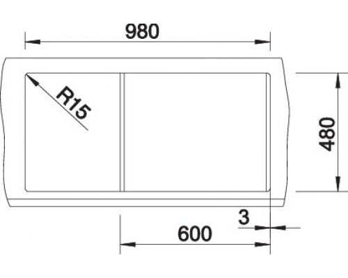 Кухонна мийка Blanco METRA XL 6S (527123) ніжний білий