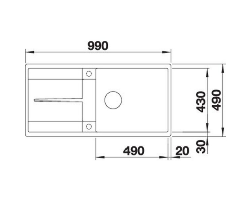 Кухонна мийка Blanco METRA XL 6 S-F (527125) ніжний білий