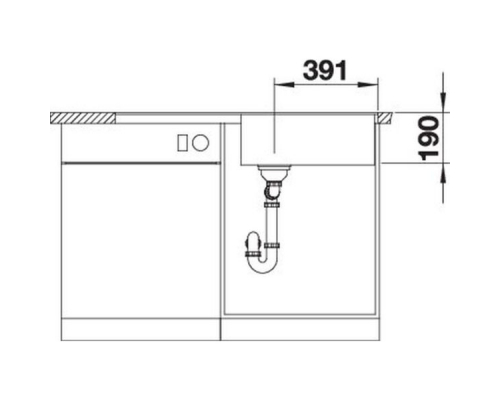 Кухонна мийка Blanco METRA XL 6 S-F (527125) ніжний білий