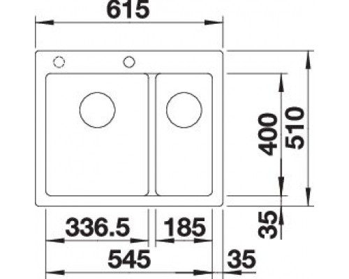 Кухонна мийка Blanco PLEON 6 Split (527139) ніжний білий