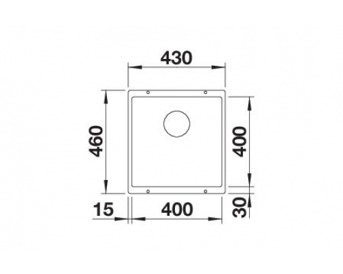 Кухонна мийка Blanco ROTAN 400-U (527145) ніжний білий