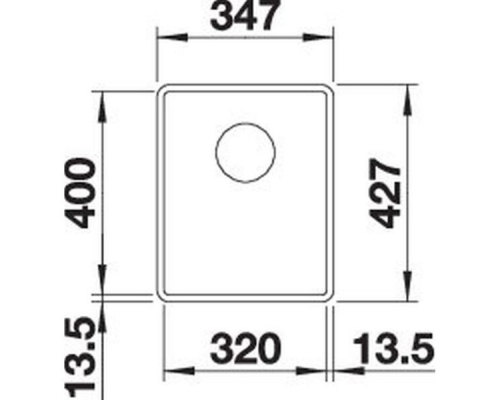 Кухонна мийка Blanco SUBLINE 320-F (527159) ніжний білий