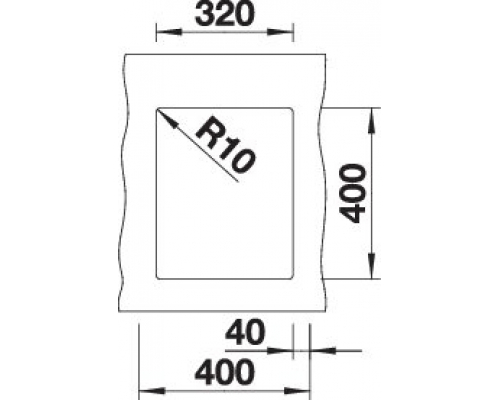 Кухонна мийка Blanco SUBLINE 320-U (527160) ніжний білий