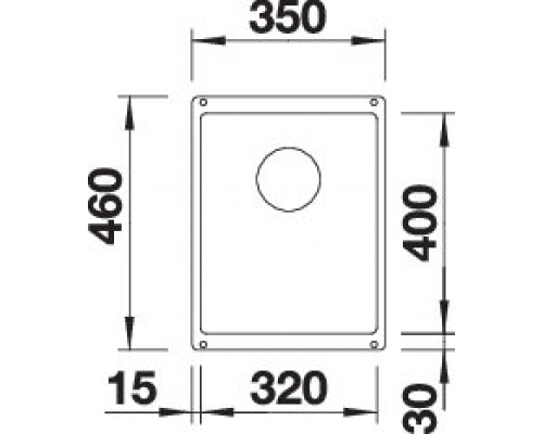 Кухонна мийка Blanco SUBLINE 320-U (527160) ніжний білий