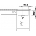 Кухонна мийка Blanco SUBLINE 400-U (527166) ніжний білий
