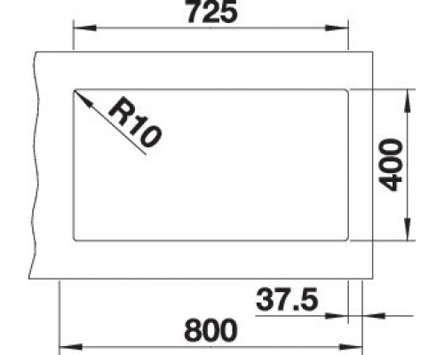 Кухонна мийка Blanco SUBLINE 430/270-U (527167) ніжний білий