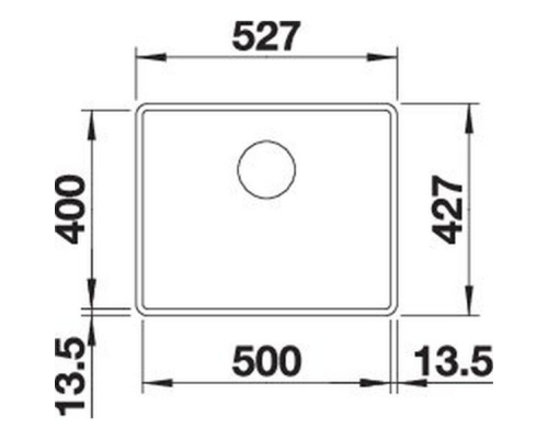 Кухонна мийка Blanco SUBLINE 500-F (527169) ніжний білий