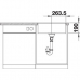 Кухонна мийка Blanco SUBLINE 500-F (527169) ніжний білий