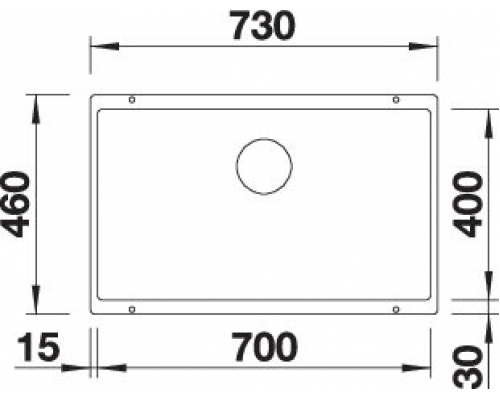 Кухонна мийка Blanco SUBLINE 700-U (527173) ніжний білий