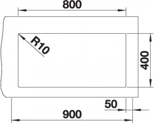 Кухонна мийка Blanco SUBLINE 800-U (527174) ніжний білий