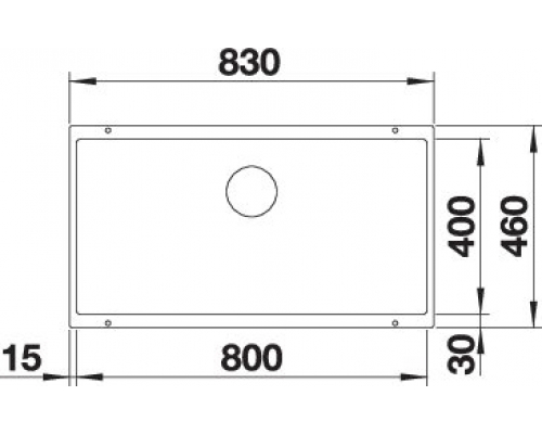 Кухонна мийка Blanco SUBLINE 800-U (527174) ніжний білий