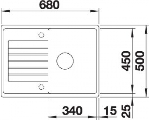 Кухонна мийка Blanco ZIA 45S compact (527197) ніжний білий