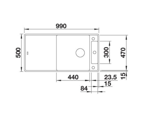 Кухонна мийка Blanco AXIA III XL 6S-F (527236) вулканічний сірий