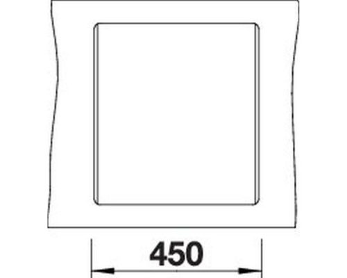 Кухонна мийка Blanco DALAGO 45-F (527243) вулканічний сірий