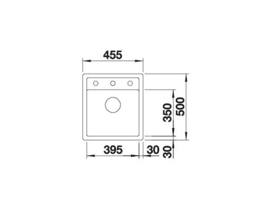 Кухонна мийка Blanco DALAGO 45-F (527243) вулканічний сірий