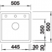 Кухонна мийка Blanco DALAGO 5-F (527245) вулканічний сірий