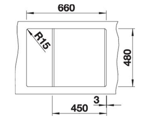 Кухонна мийка Blanco METRA 45S Compact (527285) вулканічний сірий