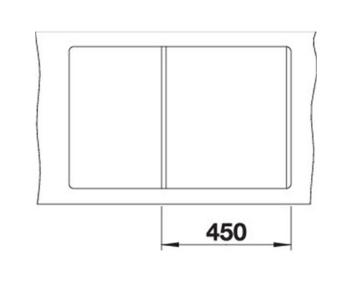 Кухонна мийка Blanco METRA 45 S-F (527290) вулканічний сірий