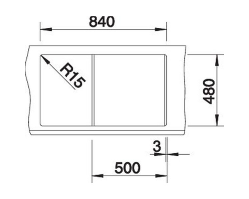 Кухонна мийка Blanco METRA 5S (527292) вулканічний сірий