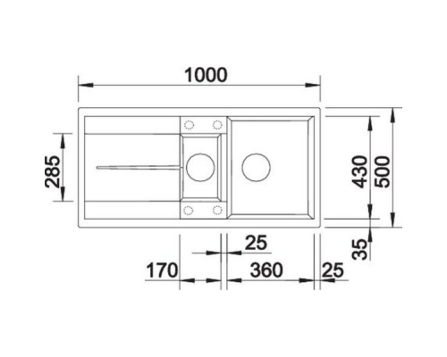 Кухонна мийка Blanco METRA 6S (527299) вулканічний сірий