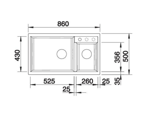 Кухонна мийка Blanco METRA 9 (527304) вулканічний сірий