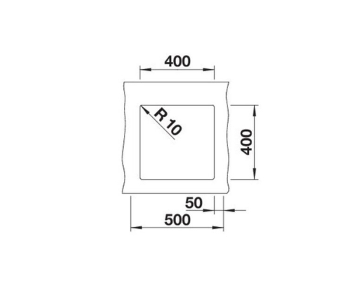Кухонна мийка Blanco ROTAN 400-U (527328) вулканічний сірий