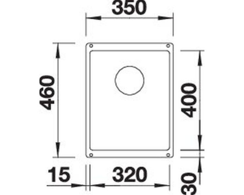 Кухонна мийка Blanco SUBLINE 320-U (527343) вулканічний сірий