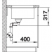 Кухонна мийка Blanco SUBLINE 430/270-U (527350) вулканічний сірий