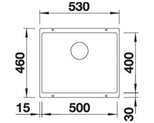 Кухонна мийка Blanco SUBLINE 500-U (527353) вулканічний сірий