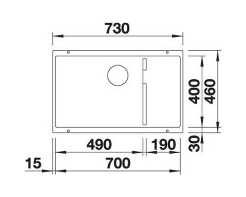 Кухонна мийка Blanco SUBLINE 700-U Level (527355) вулканічний сірий