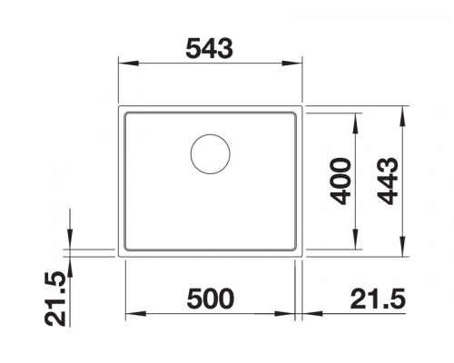 Кухонна мийка Blanco SUBLINE 500-IF SteelFrame (525998) чорний / нержавіюча сталь