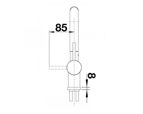 Кухонний змішувач Blanco LINUS-S (526148) чорний