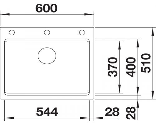 Кухонна мийка Blanco ETAGON 6 527746 чорний